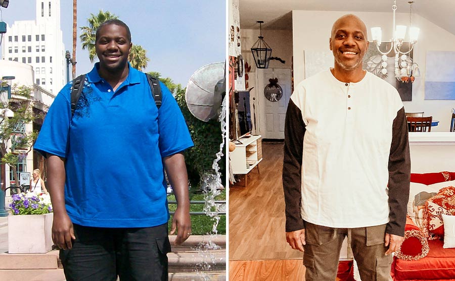 male before and now photos, weight loss transformation
