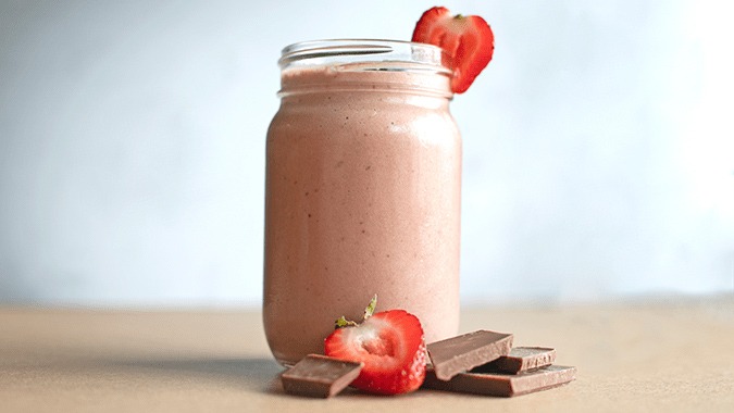 Chocolate Covered Strawberry Shake