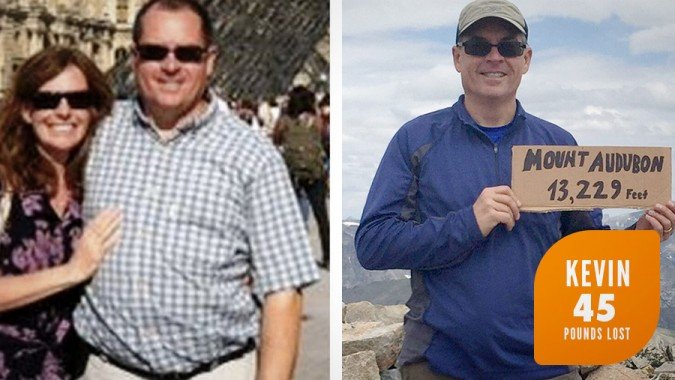 Kevin lost 45 pounds on Profile
