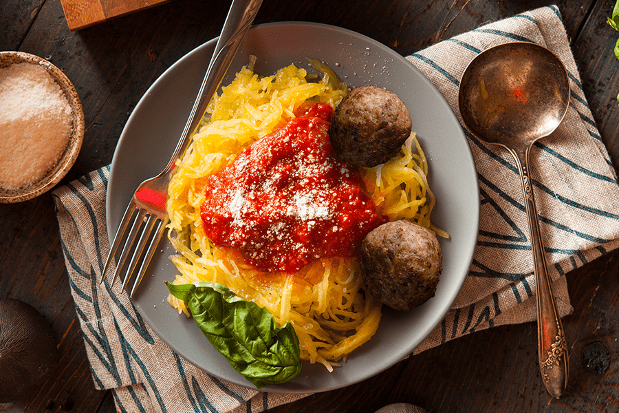 Low carb Spaghetti & Meatballs