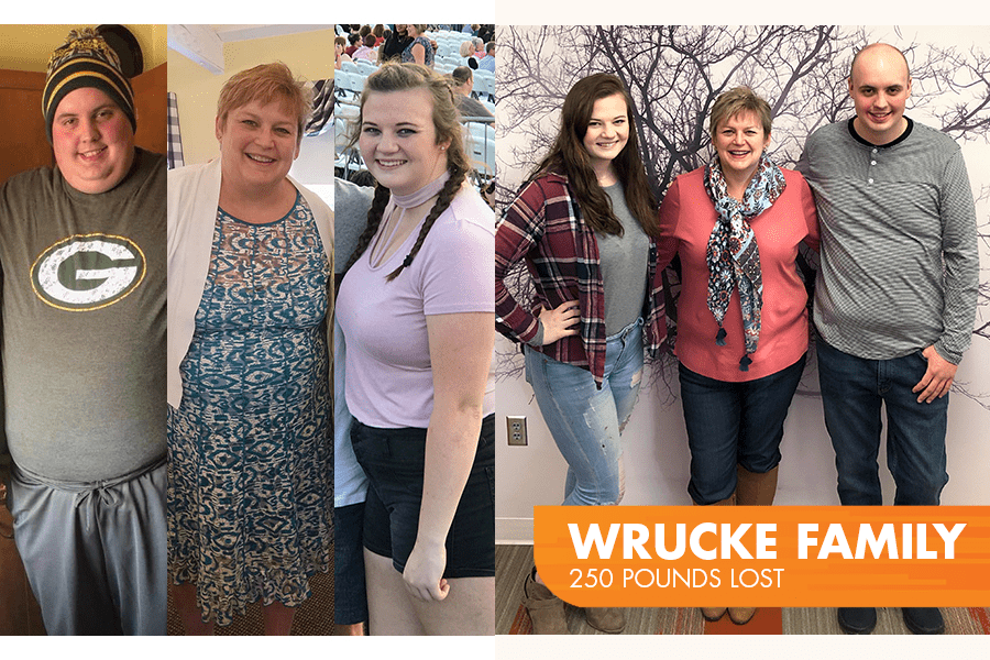 Wrucke Family lost 250 pounds on Profile