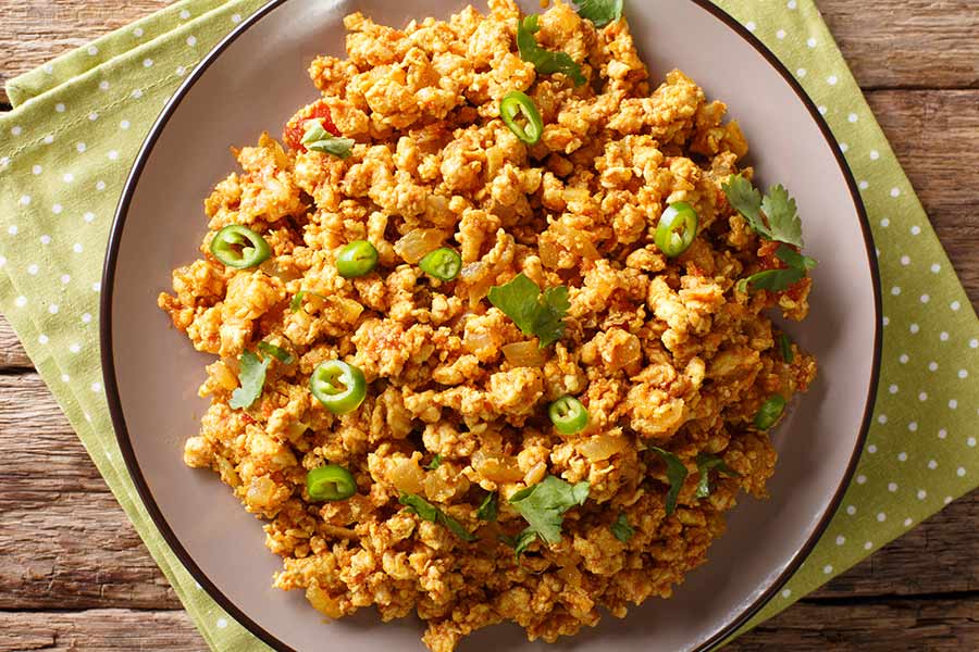Low-carb mexican cauliflower rice